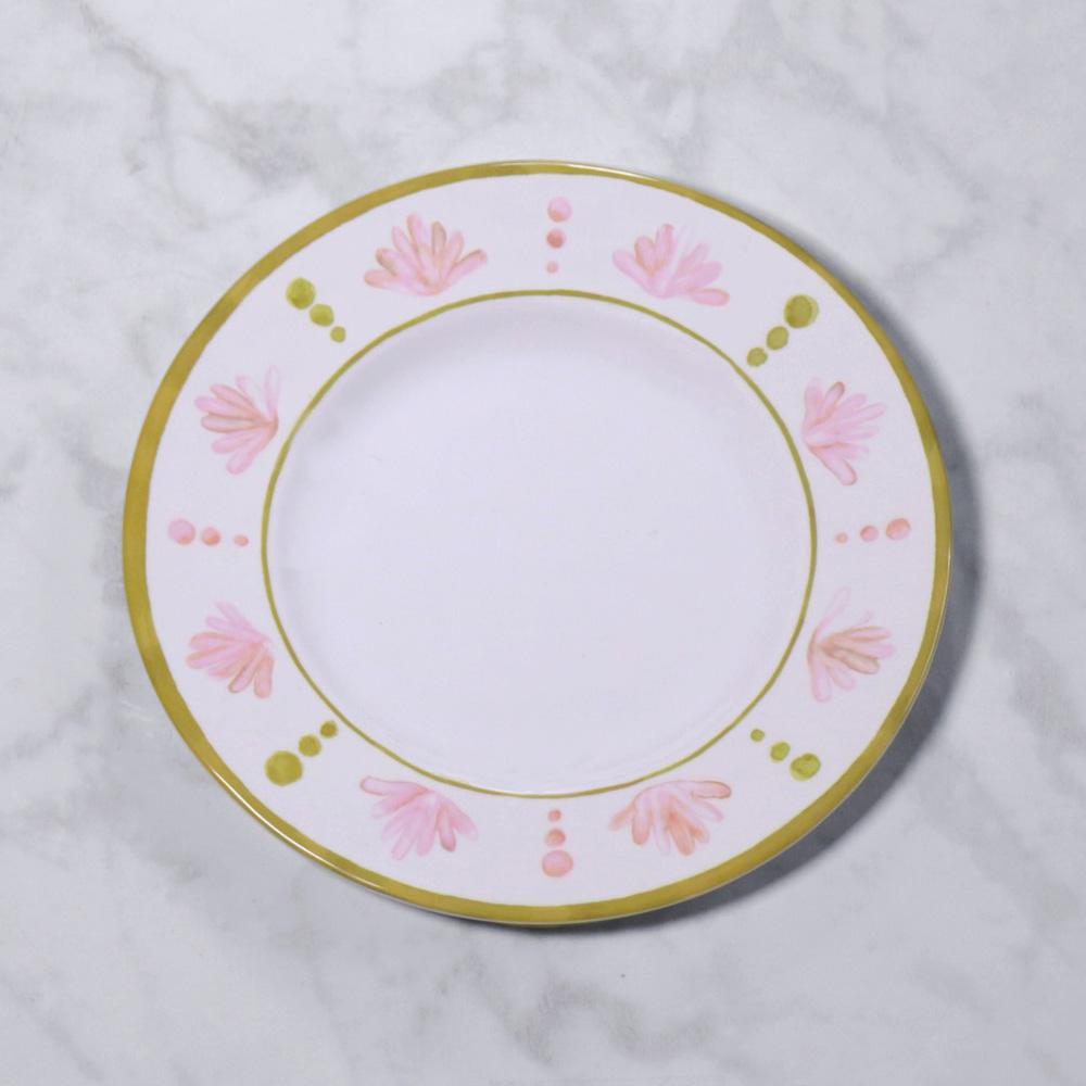 Blushing Petals Round Dinner Plate (Set of 4)