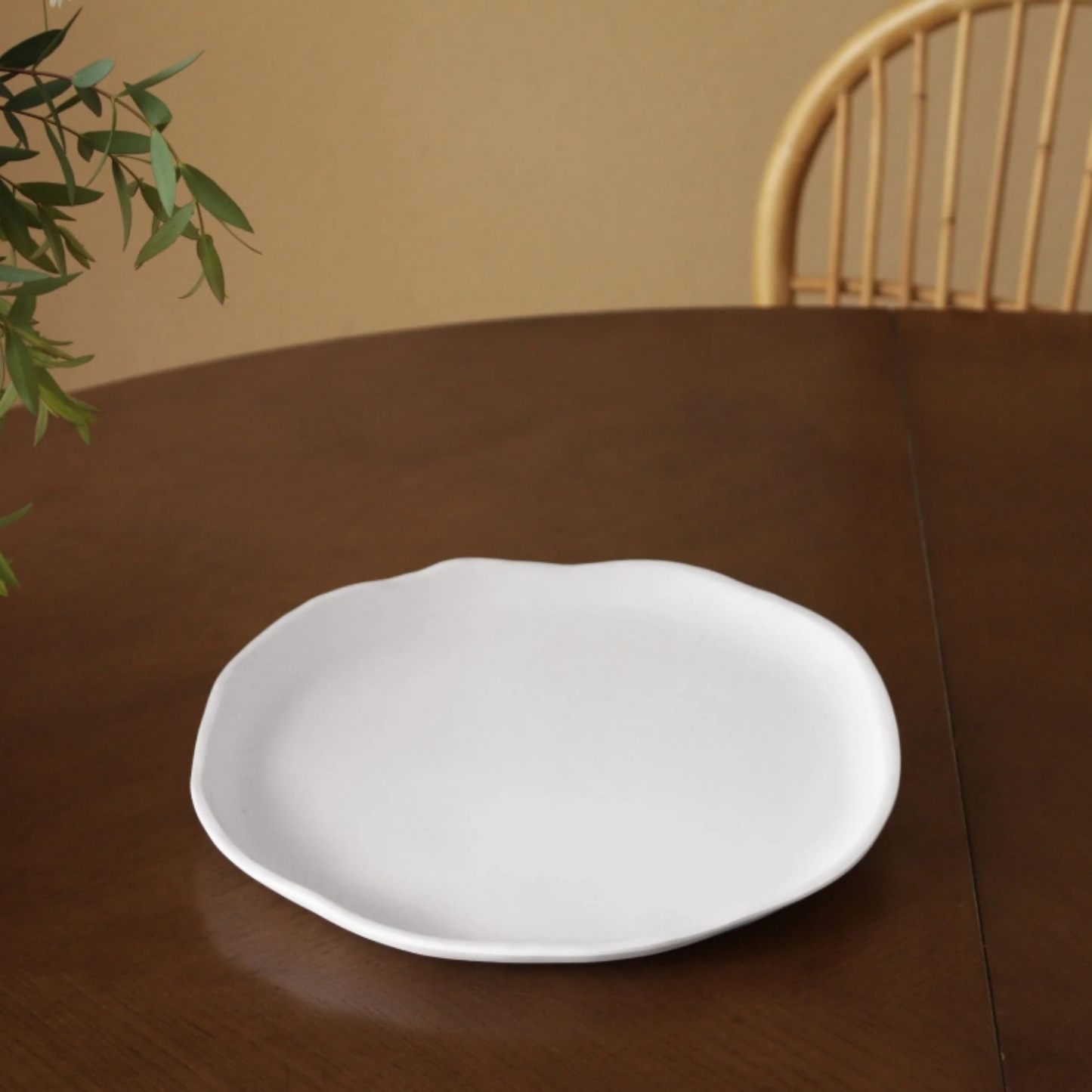Sculpted Round Plate (Set of 4)