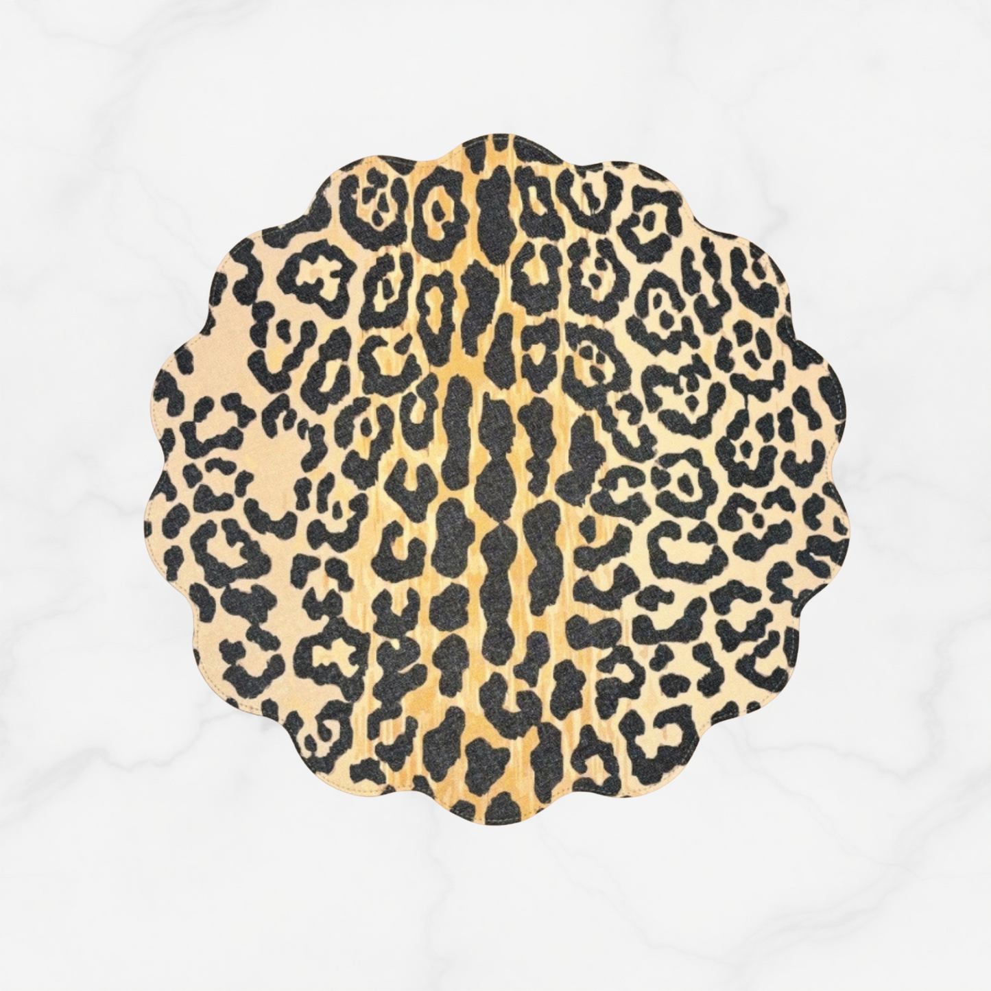 Safari Reversible Scallop Placemat (Set of 4)