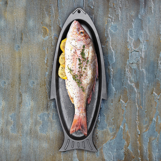 Chef's Cast Iron Fish Pan