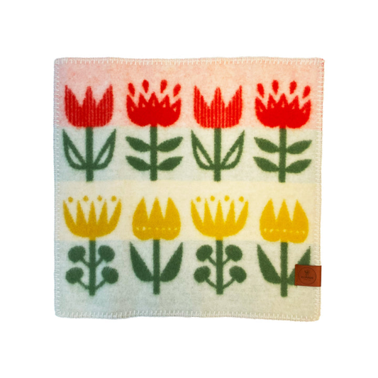 Tulip Bloom Wool Seat Pad
