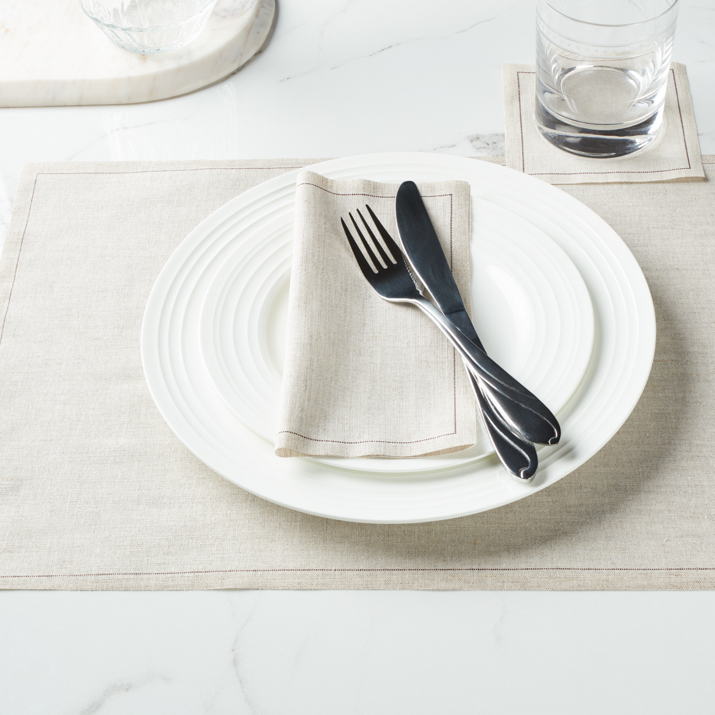 Reusable Natural Linen Napkins (20pcs)