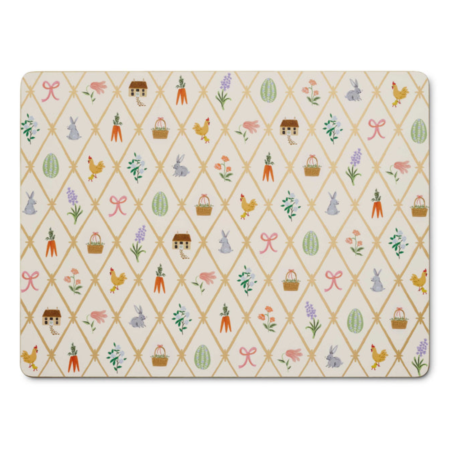 Blossom & Bloom Farm Cork Placemats (Set of 4)