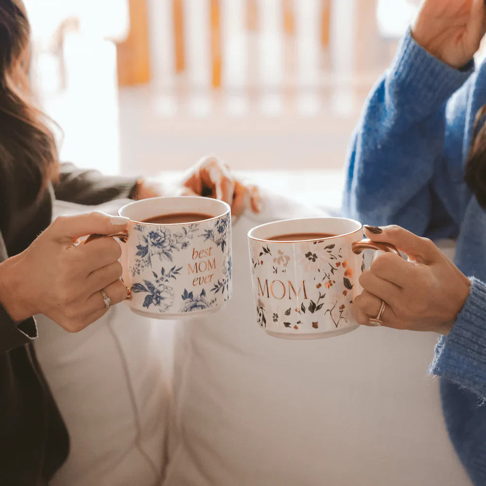 'Best Mom Ever' Botanical Bloom Mug