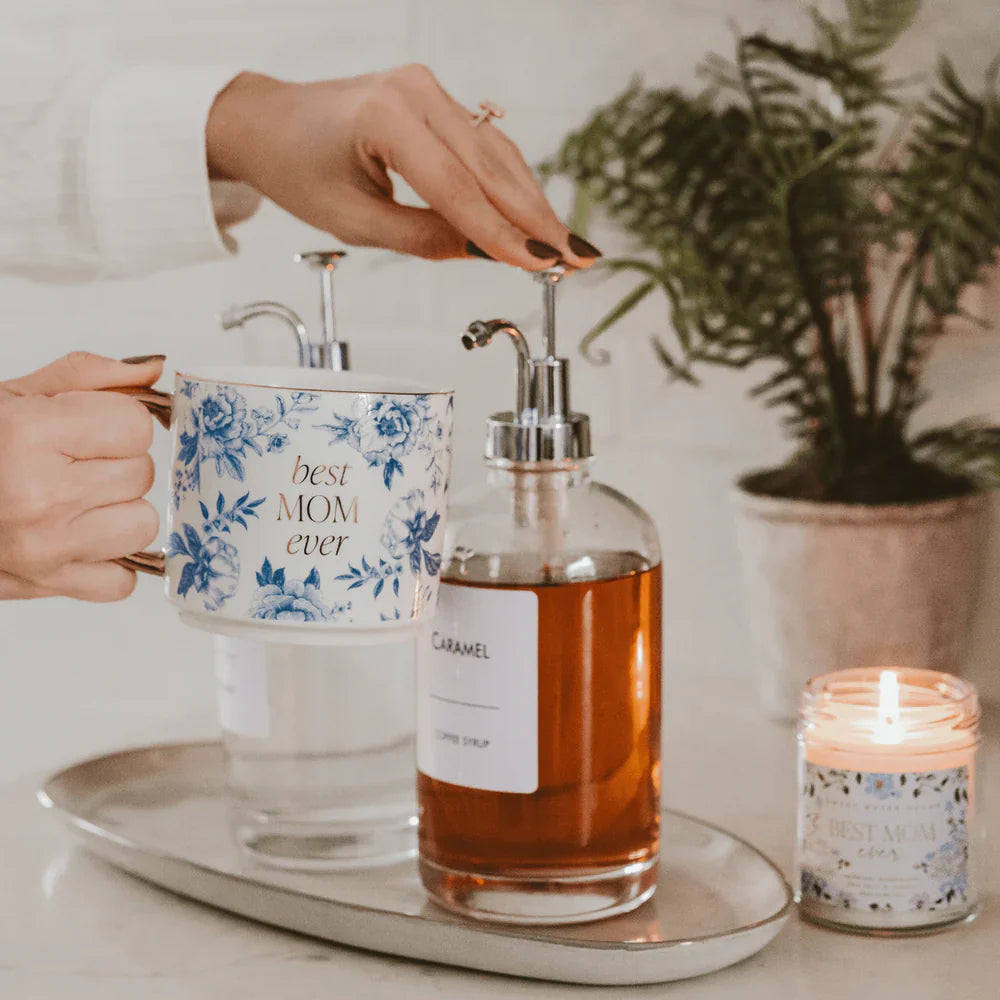 'Best Mom Ever' Botanical Bloom Mug