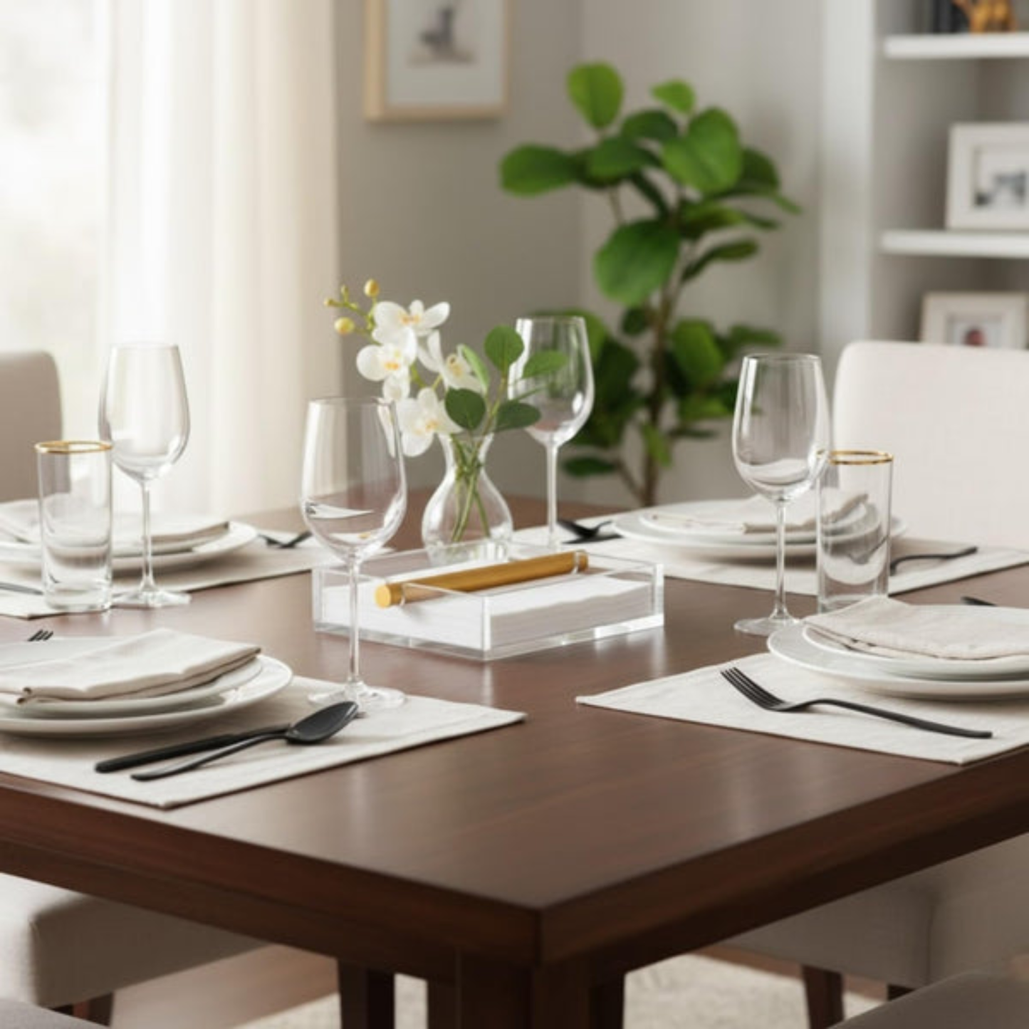 Napkin Holder- Gold
