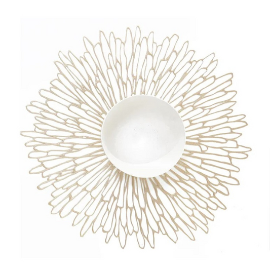 Chilewich Bloom Champagne 15 Placemat Set of 4